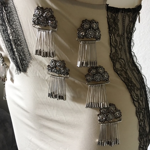 Pollini by Rifat Ozbek Safety Pin Dress - Picture 6 of 9